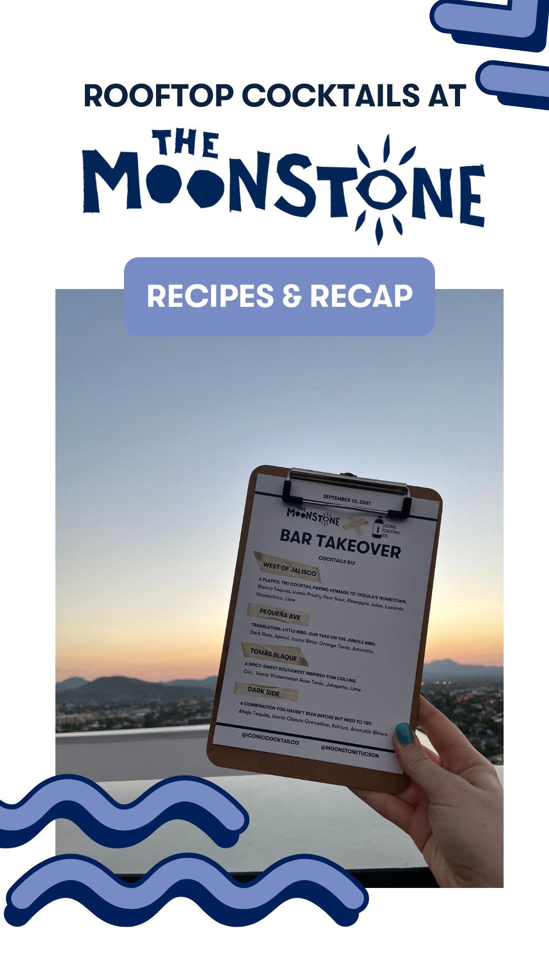 Rooftop Cocktails: Recap and Recipes from the Moonstone Bar Takeover!