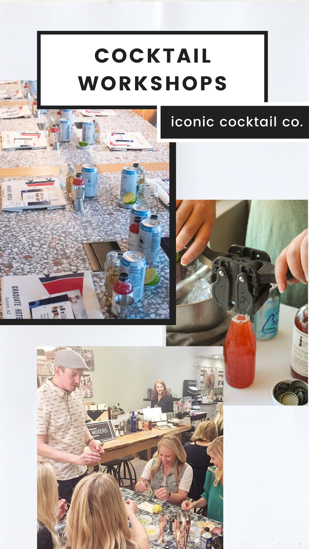 Host a Cocktail Workshop with Iconic!