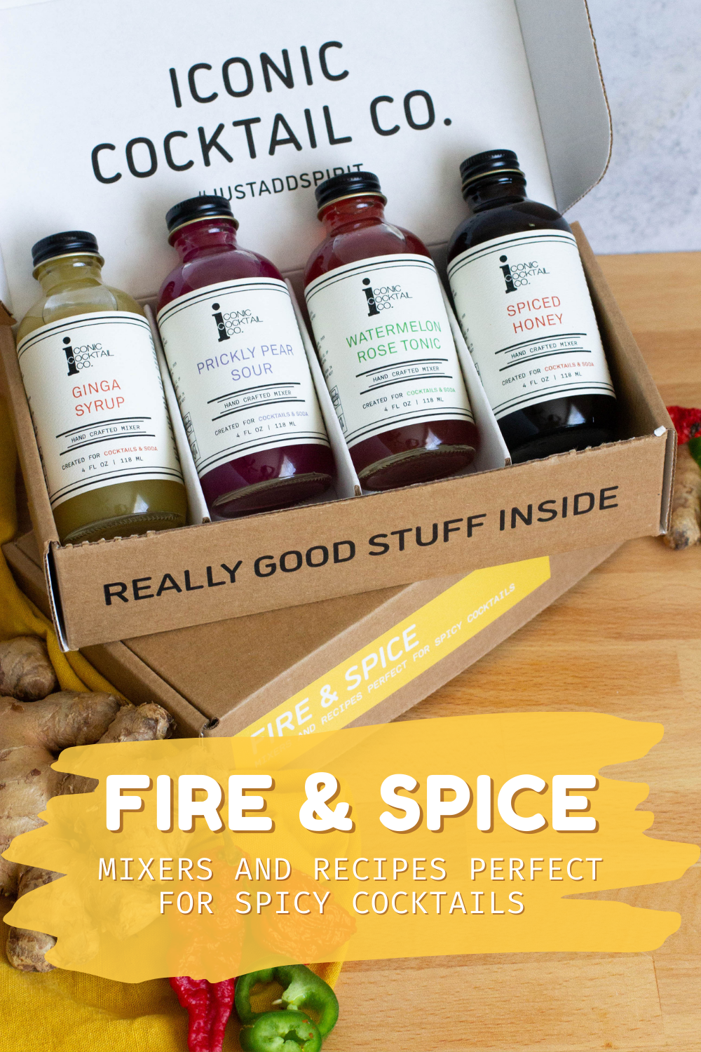 Four Spicy Cocktails from the Fire and Spice Spirit Pack