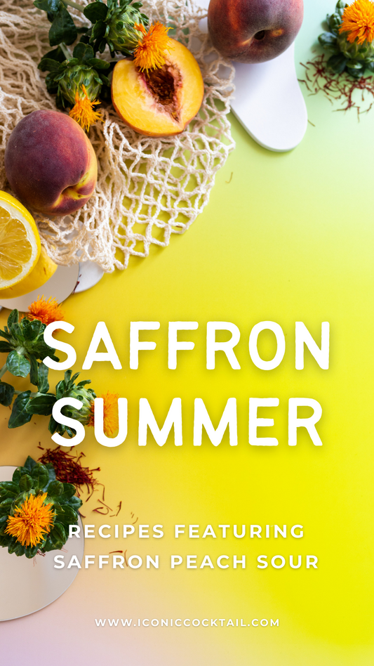 A Saffron Summer: New Recipes Featuring Saffron Peach Sour!
