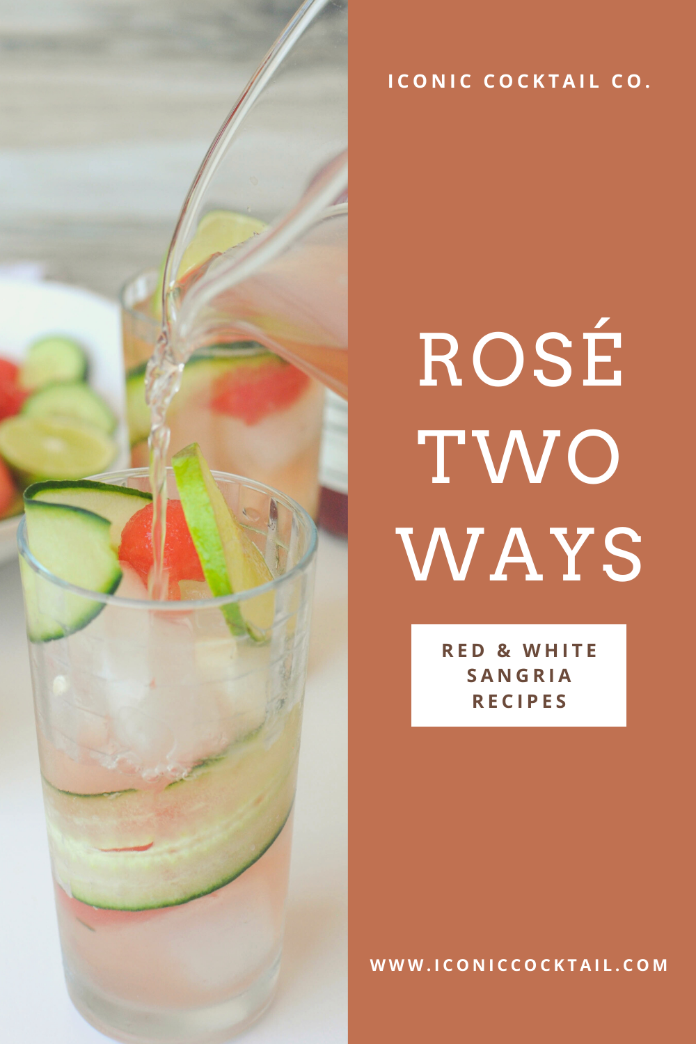 Rosé Two Ways: Red and White Sangria Recipes