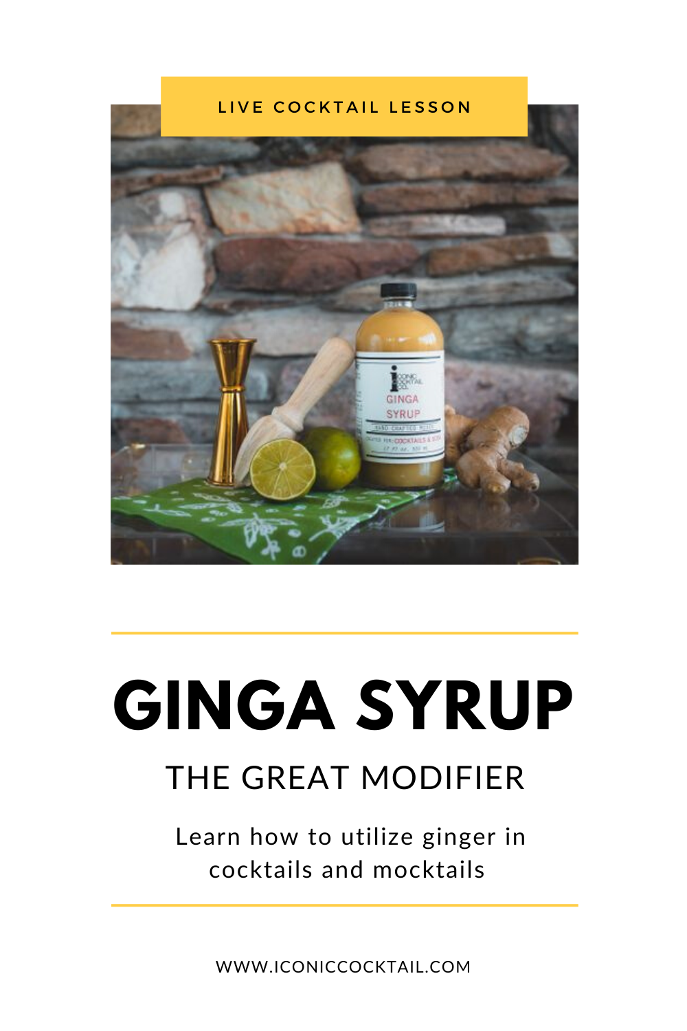 Ginga Syrup: The Great Modifier