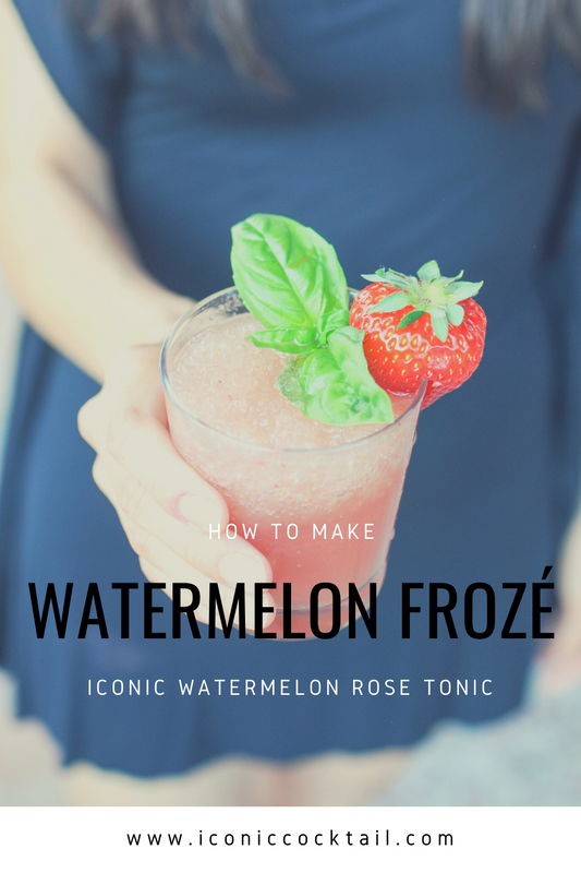 Watermelon Frozé Summer Cocktail!