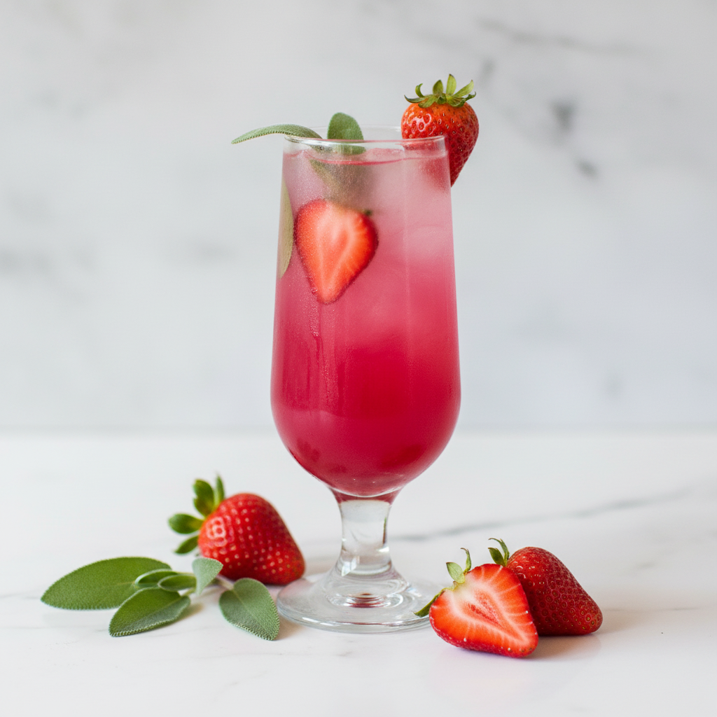 Strawberry Sage Mixer Iconic Cocktail Brand Style
