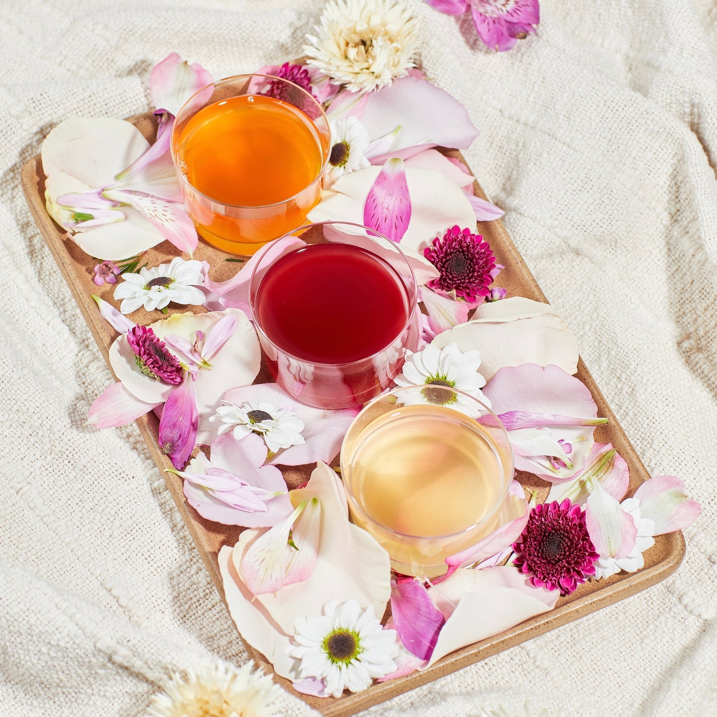 Floral Flight of Party Shots