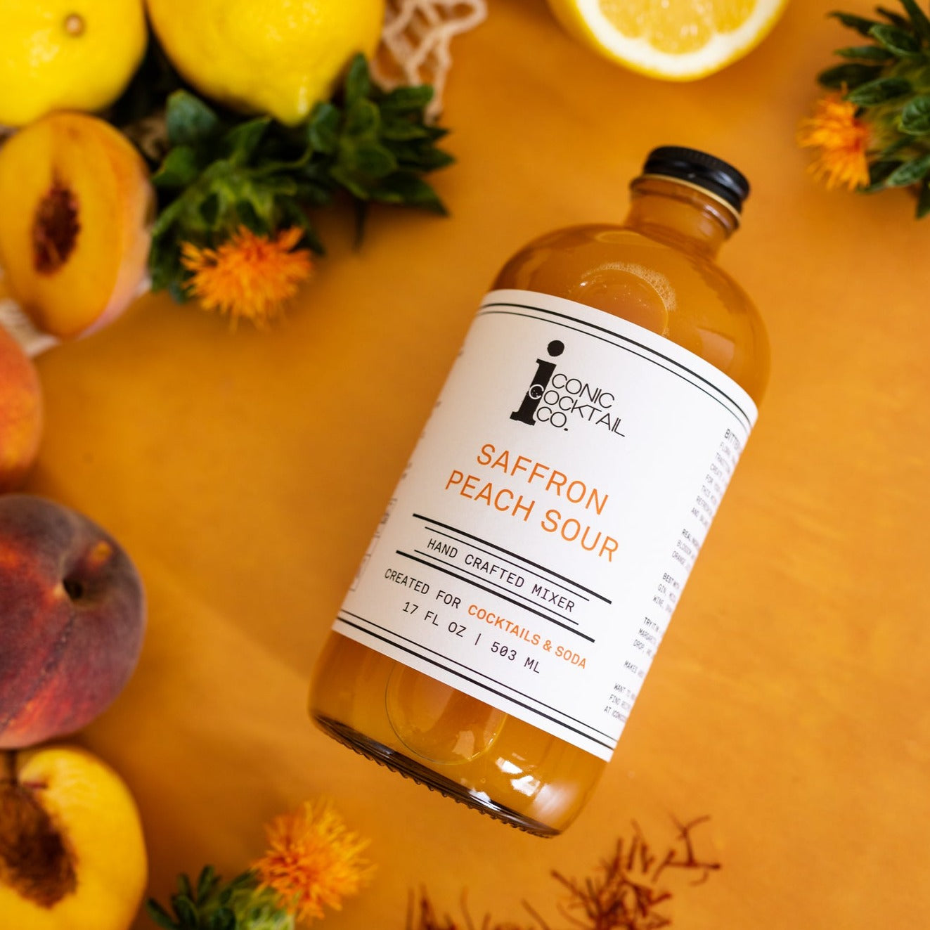 Saffron Peach Sour