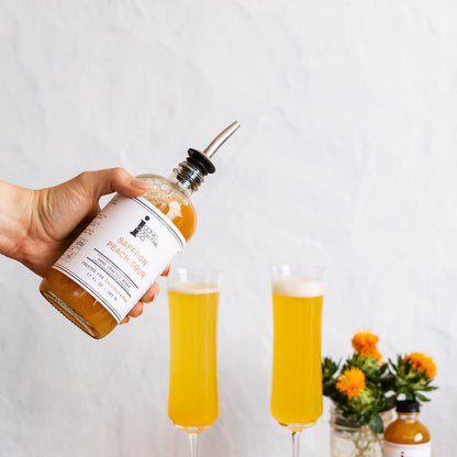 Saffron Peach Sour