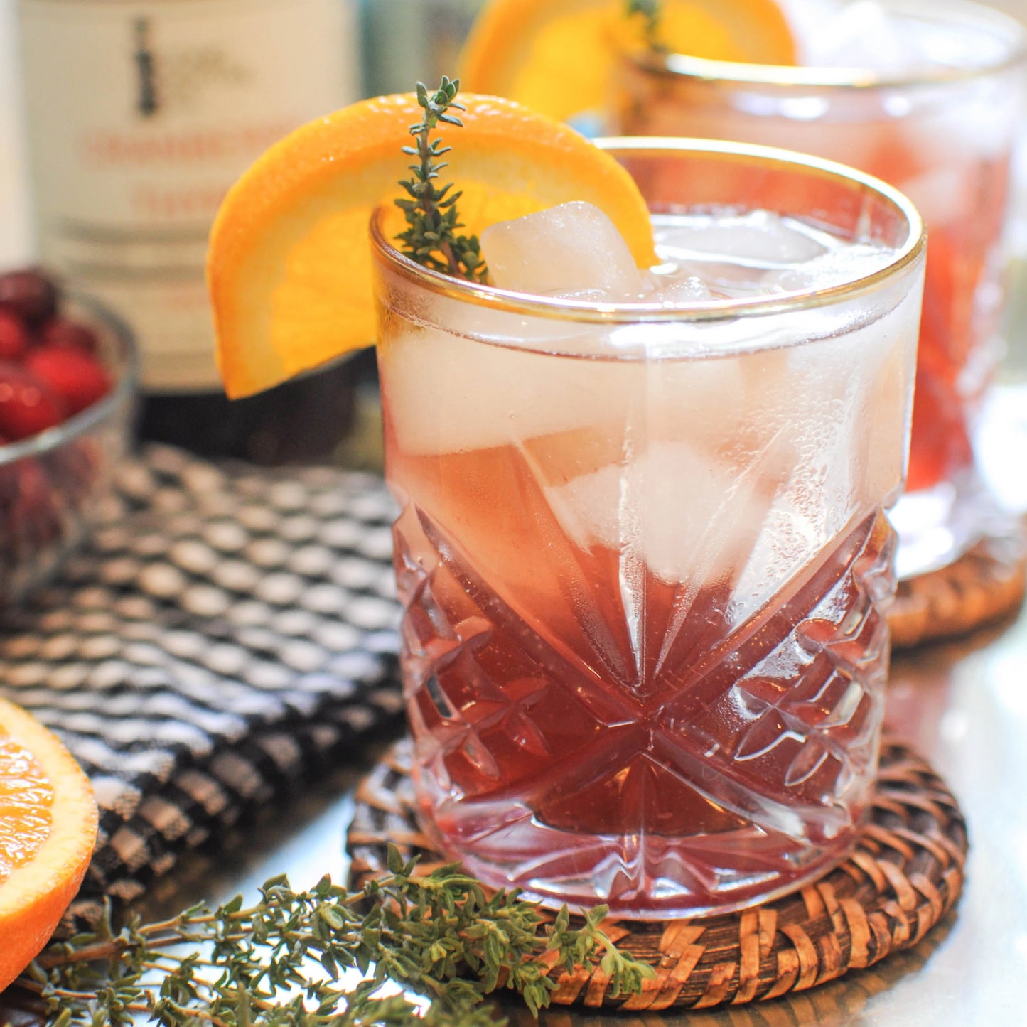 Herbal Vanilla Cranberry Spritz